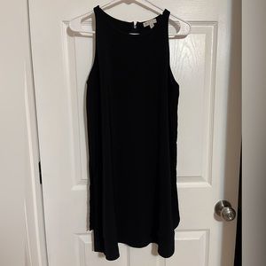 Black mini dress